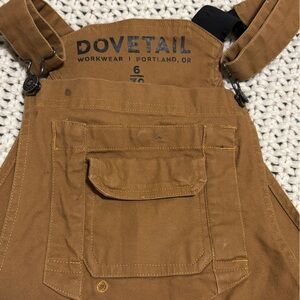 Dovetail Brown Workwear Overalls 6/30